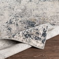 thumbnail image 4 of Surya Norland NLD-2312 94x120" Rectangle Fabric Rug in Medium Gray/Light Beige, 4 of 7