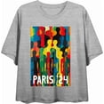 thumbnail image 4 of Silhouettes Women's Crew Neck Short Sleeve Crop Tee, 4 of 6