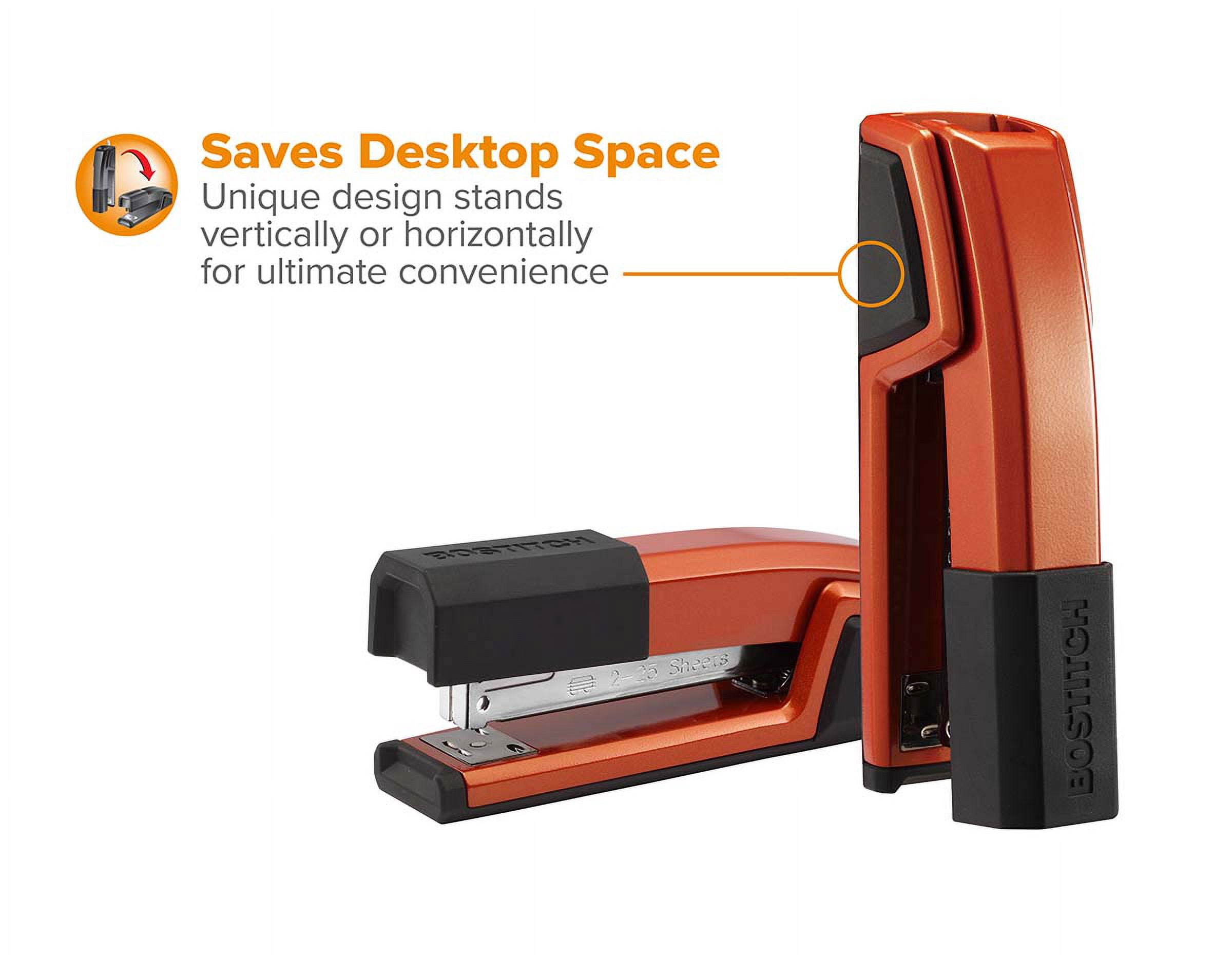 Bostitch Epic Desktop Stapler with Built-in Remover, Orange
