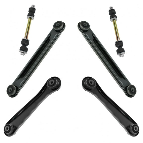 TRQ Rear Suspension Kit Upper & Lower Control Arms Sway Bar End Links 6pc New PSA63587 Fits select: 1998-2011 MERCURY GRAND MARQUIS, 1998-2011 FORD CROWN VICTORIA