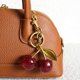thumbnail image 2 of 2X Accesorio para Bolso y con Forma de Cereza, Dije para Bolso: Complemento de Moda para Estilo y Cotidianos, Liviano, 2 of 5