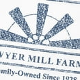thumbnail image 5 of VHC Brands Sawyer Mill Windmill Blade Graphic/Print Muslin Cotton Farmhouse Tabletop Fabric Loop Stenciled Kitchen Towel, Denim Blue, 5 of 6