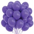thumbnail image 1 of 20 piezas globos de látex decoraciones para fiesta de cumpleaños decoraciones de boda para adultos globo para Baby Shower color púrpura claro, 1 of 6