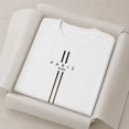 thumbnail image 4 of Women’s Paris Milano Graphic T-Shirt, Short Sleeve Cotton Tee, 4 of 9