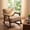 Khaki, variant on OMNIBERG Nursery Rocking Chair Upholstered Accent Rocking Chairs with Wood Frame, Glider Rocker Armchair with Wide Padded Seat for Living Room, Bedroom, White