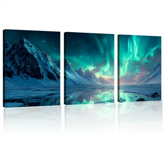 Canvas Print Posters Landscape Art Canvas Wall Art Paintings, Artwork Wall Painting For Living Room Bedroom Bathroom Office Hallway Kitchen Wall Decors Large Wall Art - Framed 12x16inchx3pcs