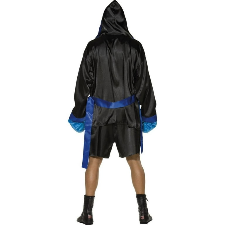 Boxer Costume Adult Black Blue Boxer Costume Adult Black Blue