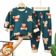 thumbnail image 2 of Hessimy Toddler Boys Girls Spring Summer 2Pcs Long Sleeve Pullover Tops Soft Casual Pants Sweatsuit Set(K,5-6 Years), 2 of 4