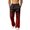 Red, variant on Mens Loose Fit Gradient Trousers Outdoor Lifestyle Fade Pattern Wrinkle Resistant Woven Fabric Loose Fit Outdoor Camping Full Length Trousers Dark Blue L
