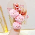thumbnail image 2 of Llavero Oso Peluche Lindo para Coche Mochila (3 Cabezas) Color Rosa, 2 of 9