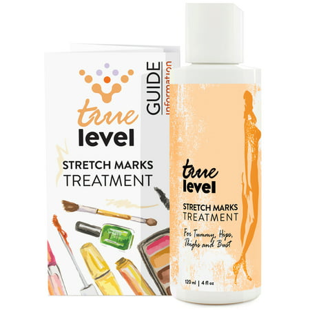 True Level Stretch Marks Treatment Cream For Tummy Hips Thighs And Bust Natural Organic Ingredients Body Lotion Moisturizer With Vitamin C B E Hyaluronic Acid Best For Pregnancy 4 (Best Swimsuit For Large Bust And Thighs)