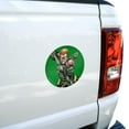 thumbnail image 4 of Justice League Green Arrow Character Automotive Car Window Locker Circle Bumper Sticker, 4 of 7