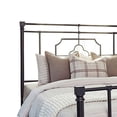 thumbnail image 4 of Open Frame Metal Tubular Queen Bed Black - Saltoro Sherpi, 4 of 6