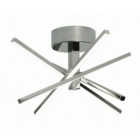 JAXF2020L30D1PC-AFX-Jaxx - 4 Light Flushmount-Polished Chrome Finish