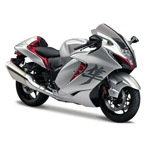 CHUNYAN 2022 Silver Metallic 1/12 Diecast Motorcycle Model 20-07019SIL