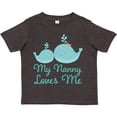 thumbnail image 3 of Inktastic Nanny Loves Me Grandchild Whale Boys or Girls Toddler T-Shirt, 3 of 5