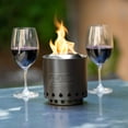 thumbnail image 5 of Coleman Cityscapes Tabletop Fire Pit, 5 x 5 Inches, Smokeless, Stainless Steel Finish, 5 of 11