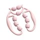 thumbnail image 1 of Rodillo de nueve ruedas para los músculos de las piernas Rodillo para músculos, 1 of 3