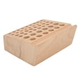 thumbnail image 4 of Portaherramientas para manualidades de cuero, 46 agujeros, madera fuerte, diseño razonable, soporte para herramientas de perforación de madera, 4 of 5