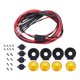 thumbnail image 1 of Piezas de luz de techo de jau antivuelco de mejoras Truck DIY Accs Techo amarillo cro Sunnimix luz de techo de los camiones rc, 1 of 8