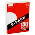 5Pack Filler Paper, 150 Sheets, Wide Ruled, 10.5" x 8