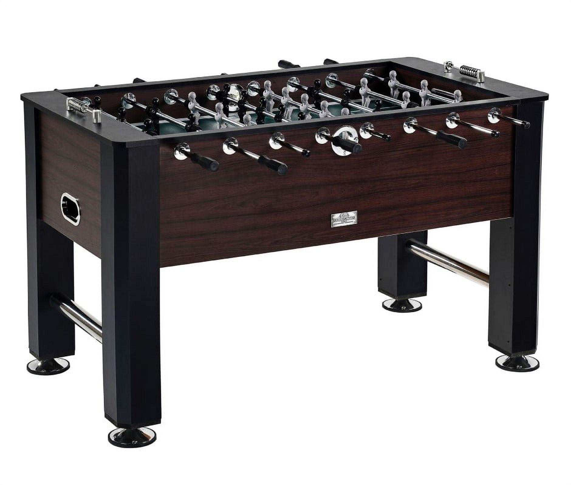56" Premium Foosball Soccer Table, Furniture Style with 6-Pack Replacement Balls