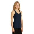 thumbnail image 4 of District Made Ladies Solid Gathered Racerback Tank-4XL (New Navy), 4 of 6