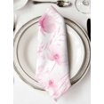 thumbnail image 2 of Cloth Napkins Set of 2 - 20x20 Inches, Pink Spring Floral Washable Reusable Table Napkins, Summer Botanical Watercolor Vintage Soft & Absortbent Dining Napkin for Party Wedding Hotel Restaurant, 2 of 8