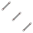 thumbnail image 2 of Decodeary 30-150lbs Chest Expander Rally Strap Elastic Band Rope Resistance Leg Foot Black 67 x 11cm 3Set, 2 of 6