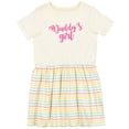 thumbnail image 3 of Inktastic Valentine's Day Daddy's Girl Girls Toddler Dress, 3 of 5
