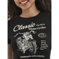 thumbnail image 4 of No Boundaries Graphic Cotton Baby Tee, Women's, 4 of 4