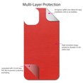 thumbnail image 4 of DistinctInk Custom SKIN / DECAL compatible with OtterBox Symmetry for iPhone 11 Pro (5.8" Screen) - Red Faux Leather Print Design - Printed Faux Leather Image, 4 of 5