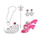 thumbnail image 4 of Juego de disfraces de princesa Hugo 7 piezas Juguetes de rol para Niñas Rosado, 4 of 10