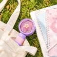 thumbnail image 4 of Voglyf Mini Handheld Fans, Cute Portable Pocket Personal Fan For Women Teens Girls Travel Trips, Lightweight Compact Fan Set For Outdoor Party Favors Holiday Gifts & Giveaways(1PCS,Purple), 4 of 8