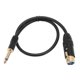 thumbnail image 1 of Câble XLR femelle vers mono mâle 6,35 mm plaqué or, connecteur femelle XLR 1/4 pouce mono jack, câble de microphone, cordon de microphone 50 cm, 1 of 4