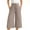 B98 Gray womens capris for summer clearance under $5, variant on Women Capris Under $5! Cagogo Wide Leg Cropped Palazzo Pants with Pockets for Women Stretch Loose Fit High Waisted Lightweight Capri Trousers Casual Summer Trendy Yoga Cropped Pants