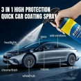 thumbnail image 2 of Advanced Car Quick-acting Coating Agent Spray, 2 In 1 Car Oil Film Cleaner, Car Oil Film Emulsion Glass Cleaner, Quickly Coat Car Wax Polish Spray Waterless Wash Wax, 2 of 7
