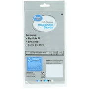 Great Value Reusable Latex Multipurpose Household Gloves, BPA-Free, Teal, Medium