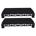 thumbnail image 1 of Miangastore Display Shelf Rectangular Black Plastic 2Pcs 8.5X5.3In, 1 of 9