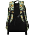 thumbnail image 3 of FORMRS Unisex Backpack Elementary School Travel Bookbag with Reflective Stripes, Orange Tree, 3 of 7