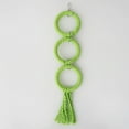 thumbnail image 2 of Parrot Swing Cotton Rope Round Decorative Bird Circle Swing Parrot Ring Perch, 2 of 6
