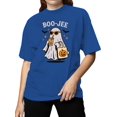 thumbnail image 2 of Boo-Jee Ghost with Boba Drink Women's T-shirt, 2 of 3