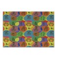 thumbnail image 1 of Cactus Cutting Board, Colorful House Plant Florist Theme Abstract Circular Patterned Background Thorns, Decorative Tempered Glass Cutting and Serving Board, Small Size, Multicolor, by Ambesonne, 1 of 1
