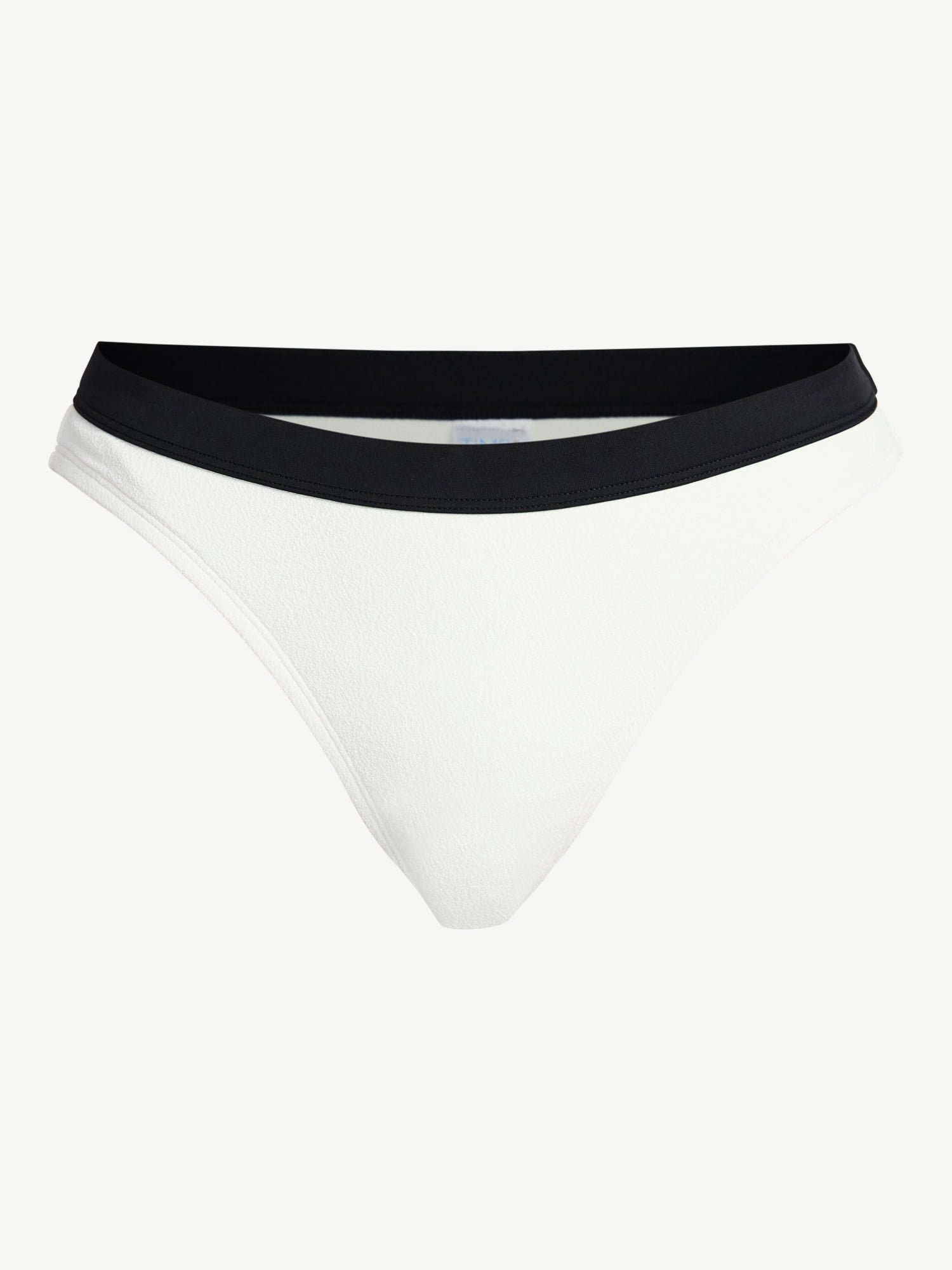 Time and Tru Women's and Women's Plus Size Contrast Banded Bikini Bottoms, Sizes XS-3X