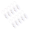 thumbnail image 1 of OULII Swivel Hooks 10 Pcs Multifunctional Hanging Clips for Home Office Use White, 1 of 6