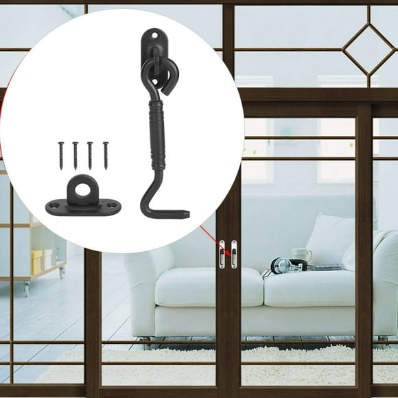 Window Latch Lock Latch Lock, Sliding Door Latch Lock, Stainless Steel Barn Door Accessory For Shed Doors Closet Doors Gates And Window For Cabin Doors