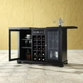 thumbnail image 3 of Crosley Alexandria Sliding Top Bar Cabinet in Black, 3 of 9