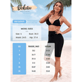 thumbnail image 4 of DOKOTOO Womens High Waisted Swim Shorts Long Bike Bottoms Tummy Control Swimsuit Long Board Shorts Bathing Suit Bottoms, 4 of 10
