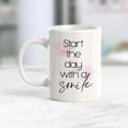 thumbnail image 2 of Designs ByLITA Start The Day With A Smile 11oz Coffee Mug, 2 of 3