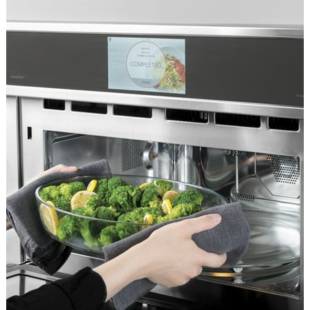 Café - 30" Built-In Single Electric Convection Wall Oven with 240V Advantium Technology - Matte white
